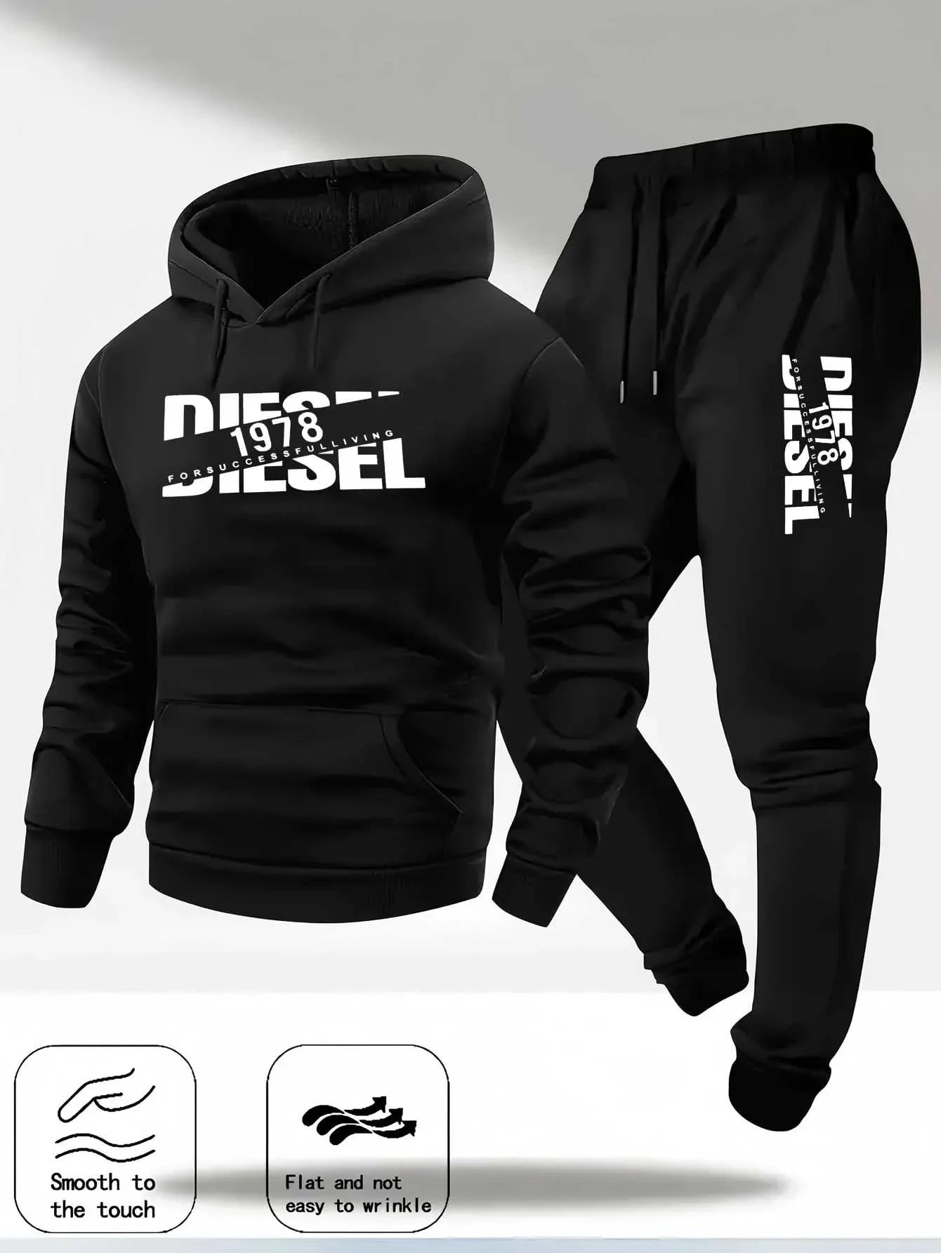 2026 popular autumn and winter new hooded sportswear sportswear fashion hooded sportswear casual sportswear and pants two in one