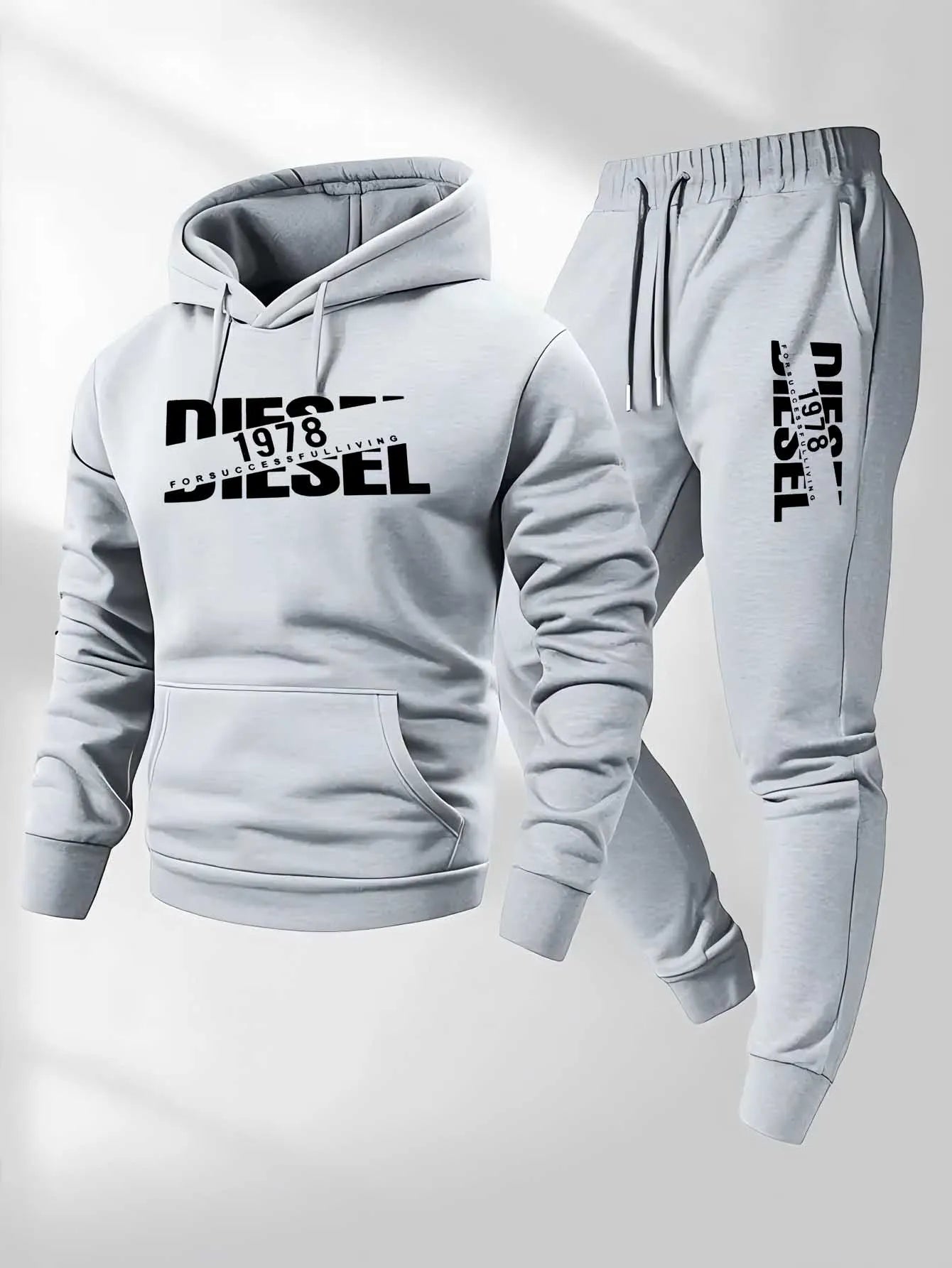 2026 popular autumn and winter new hooded sportswear sportswear fashion hooded sportswear casual sportswear and pants two in one