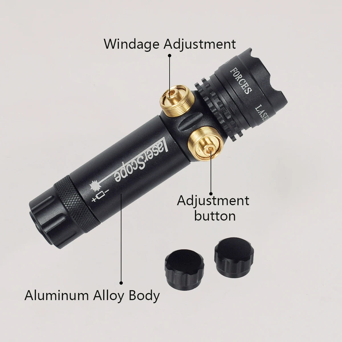Tactical Rifle Scope Red Green Dot Laser Pointer Barrel Laser Sight 20mm Rail Mount Riflescope
