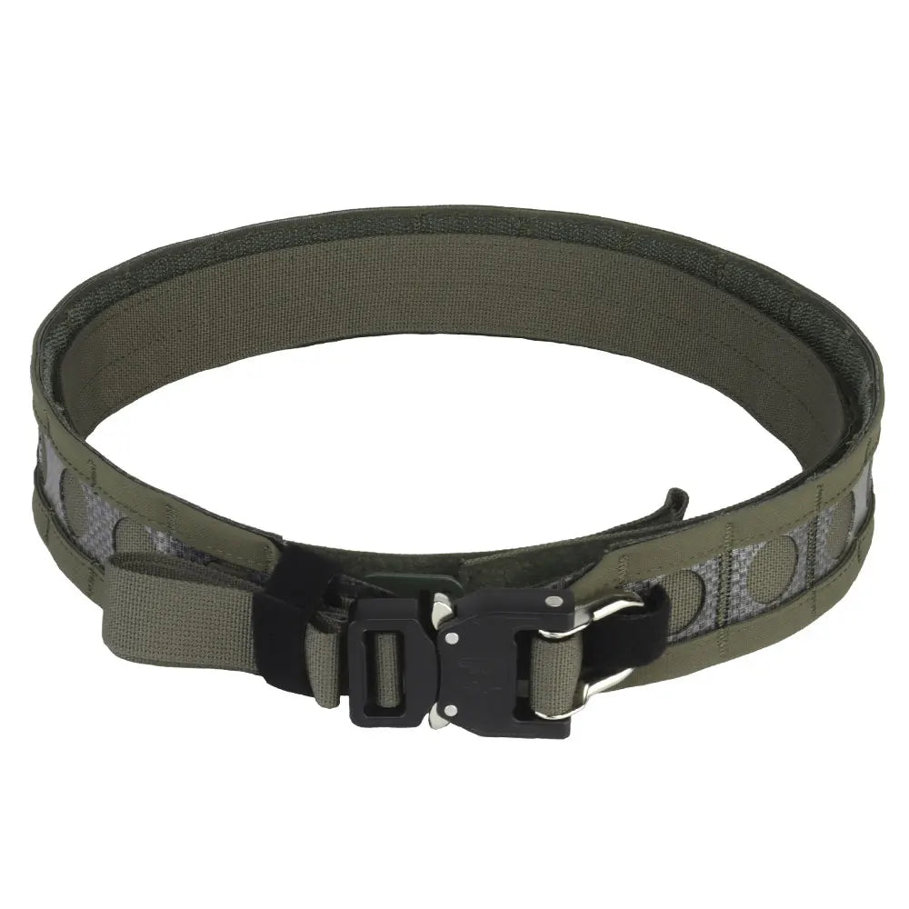 Bison Belt Tactcal Battle 2 Layers Waistbelt Quick Detach Metal D-Ring Buckle MOLLE Hunting Combat Waistband Gear