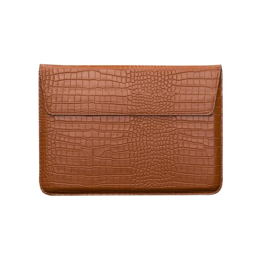 Custom Letters Laptop Sleeve For Macbook Air 13 Case 11 13.3 15.4 Retina Unisex Sleeve Envelope Leather Laptop Sleeve Pouch