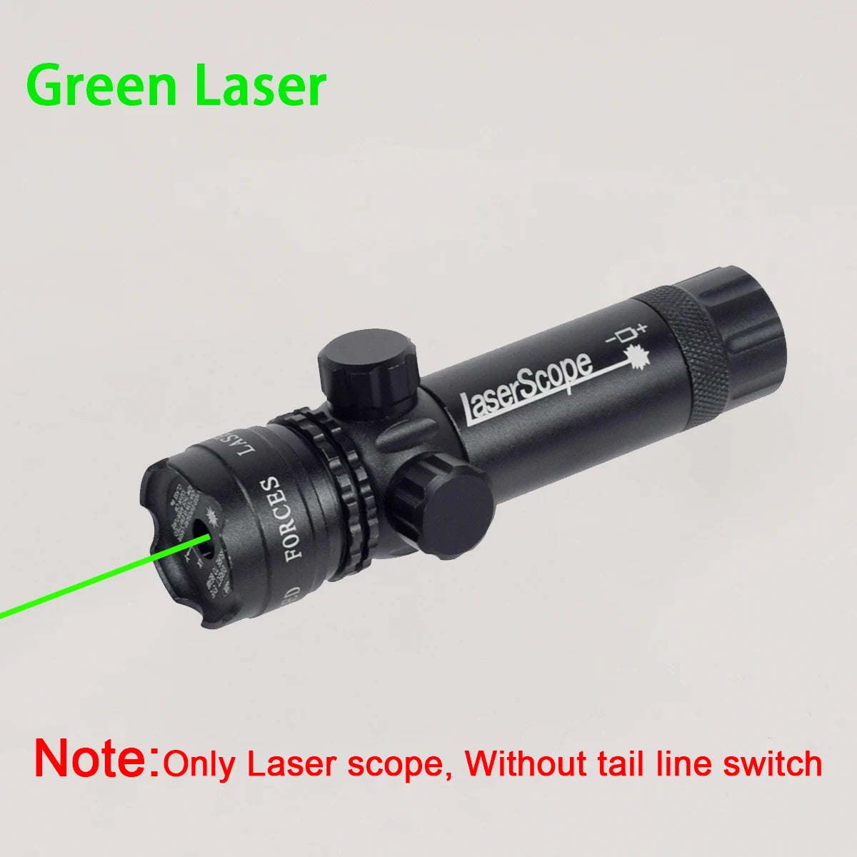 Tactical Rifle Scope Red Green Dot Laser Pointer Barrel Laser Sight 20mm Rail Mount Riflescope