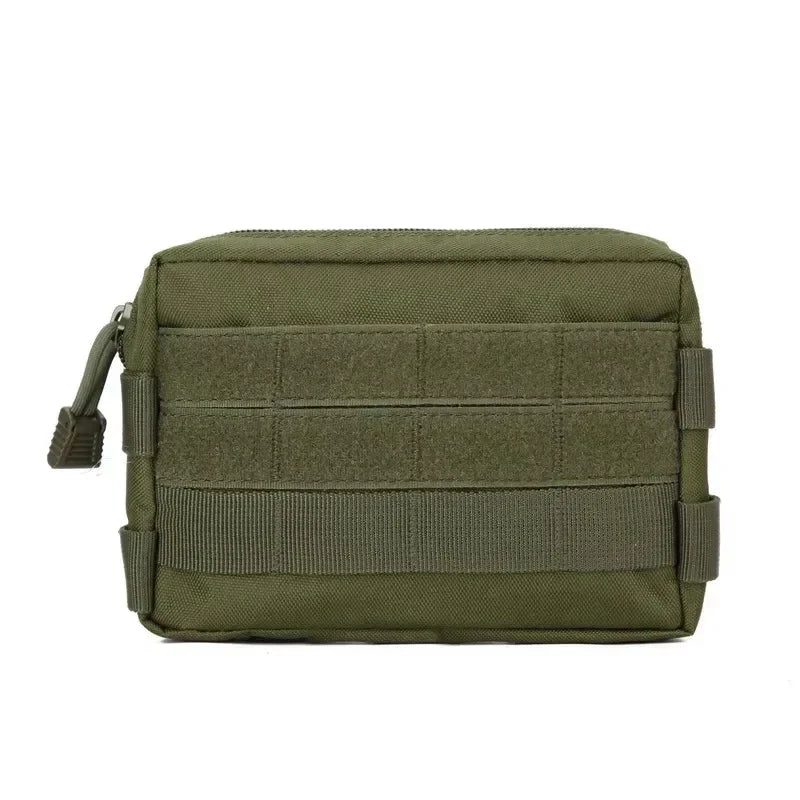 Double Layer EDC Pack Men Tactical Molle Waist Belt Oxford Hip Pouch Fanny Pack Camping Hunting Utility