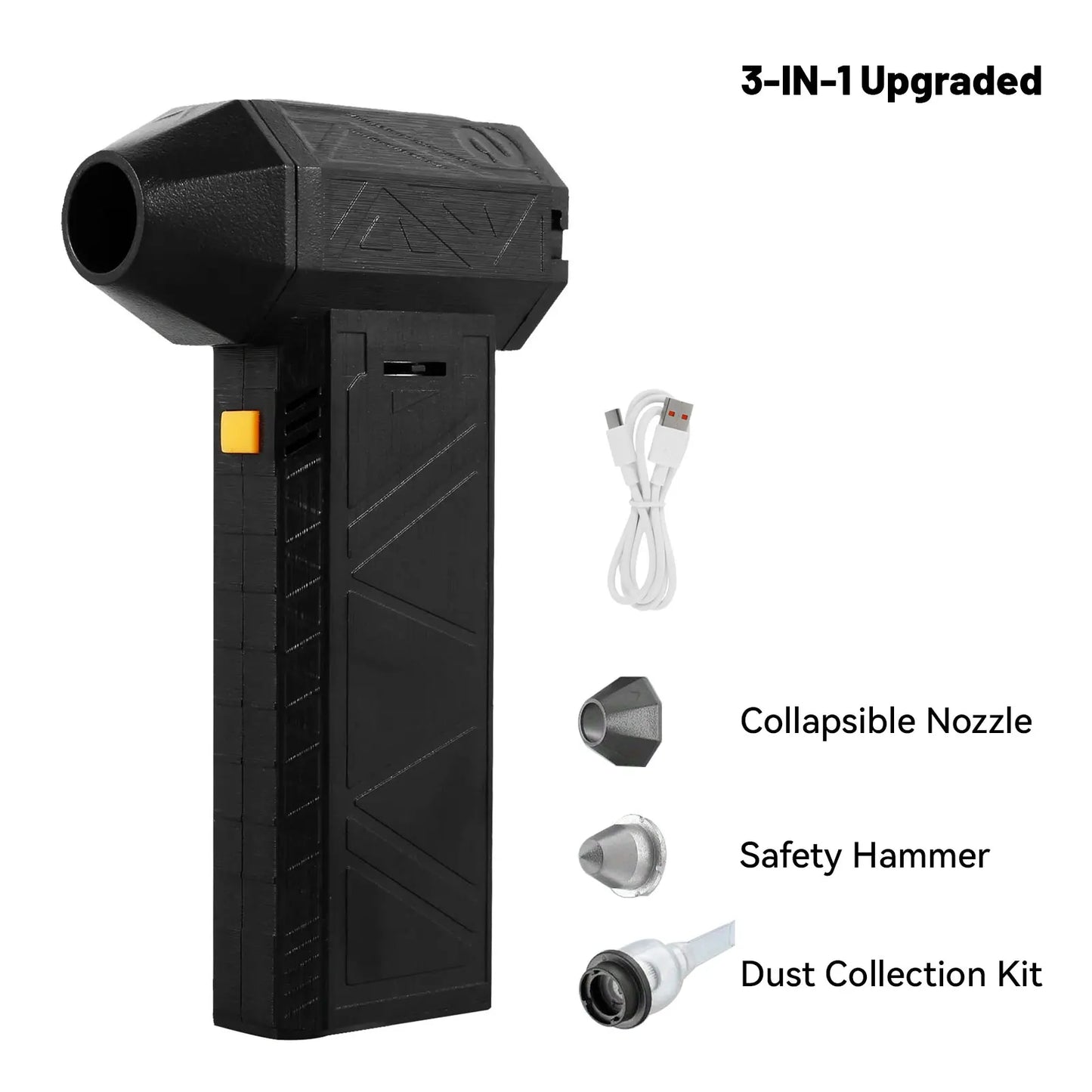 Jet Dry Blower with High Speed Turbofan 130000RPM Powerful Brushless Motor Cordless Handheld Super Jet Fan Blower