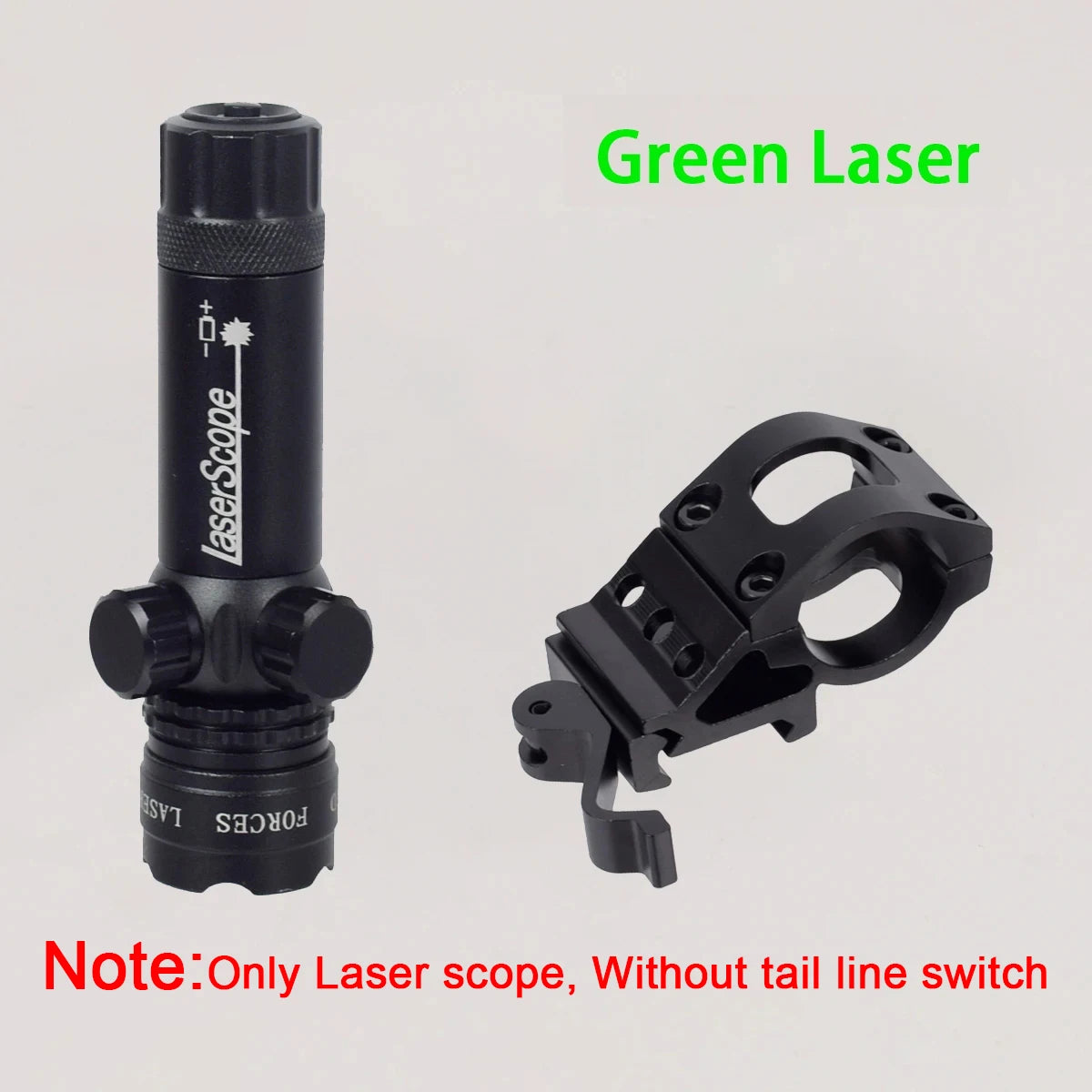 Tactical Rifle Scope Red Green Dot Laser Pointer Barrel Laser Sight 20mm Rail Mount Riflescope