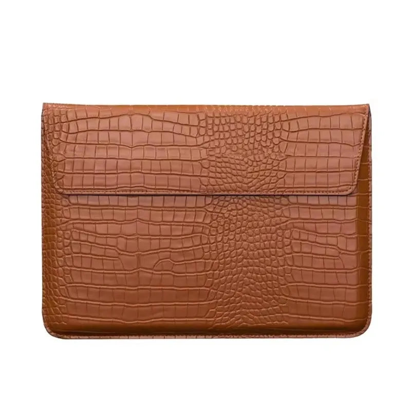 Custom Letters Laptop Sleeve For Macbook Air 13 Case 11 13.3 15.4 Retina Unisex Sleeve Envelope Leather Laptop Sleeve Pouch