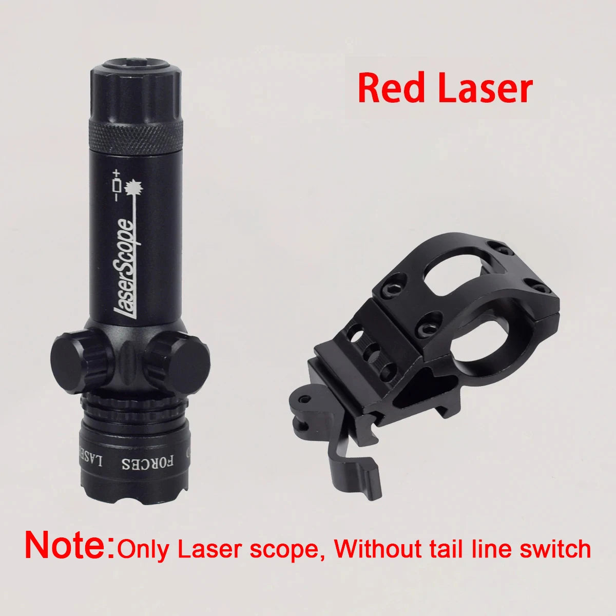 Tactical Rifle Scope Red Green Dot Laser Pointer Barrel Laser Sight 20mm Rail Mount Riflescope