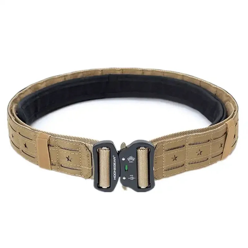 Tactical 2 inch Combat Belt Quick Release Buckle MOLLE Hunting Sport Mens Belt Durable Outdoor