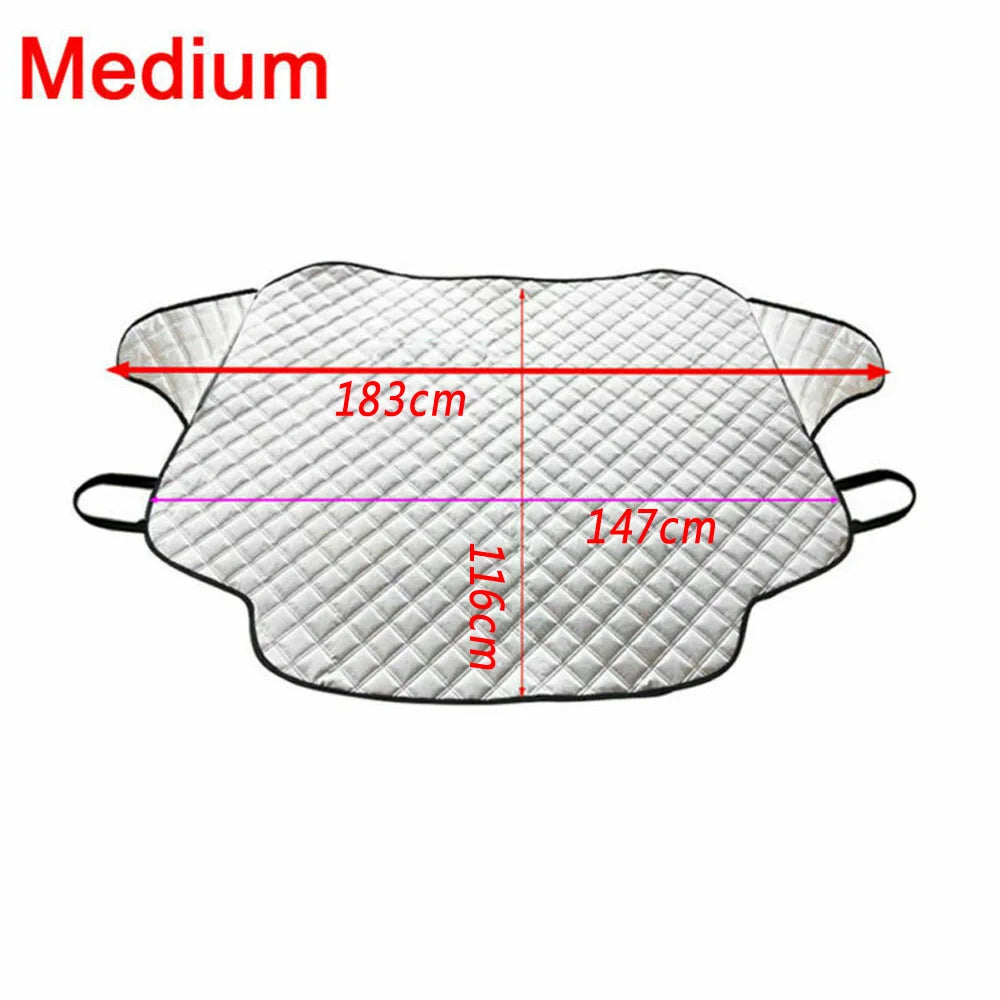 1pcs Winter Car Front Windscreen Covers Windshield Sunshades Auto-mobile Anti-Snow Frost Ice Shield Dust Protector Covers