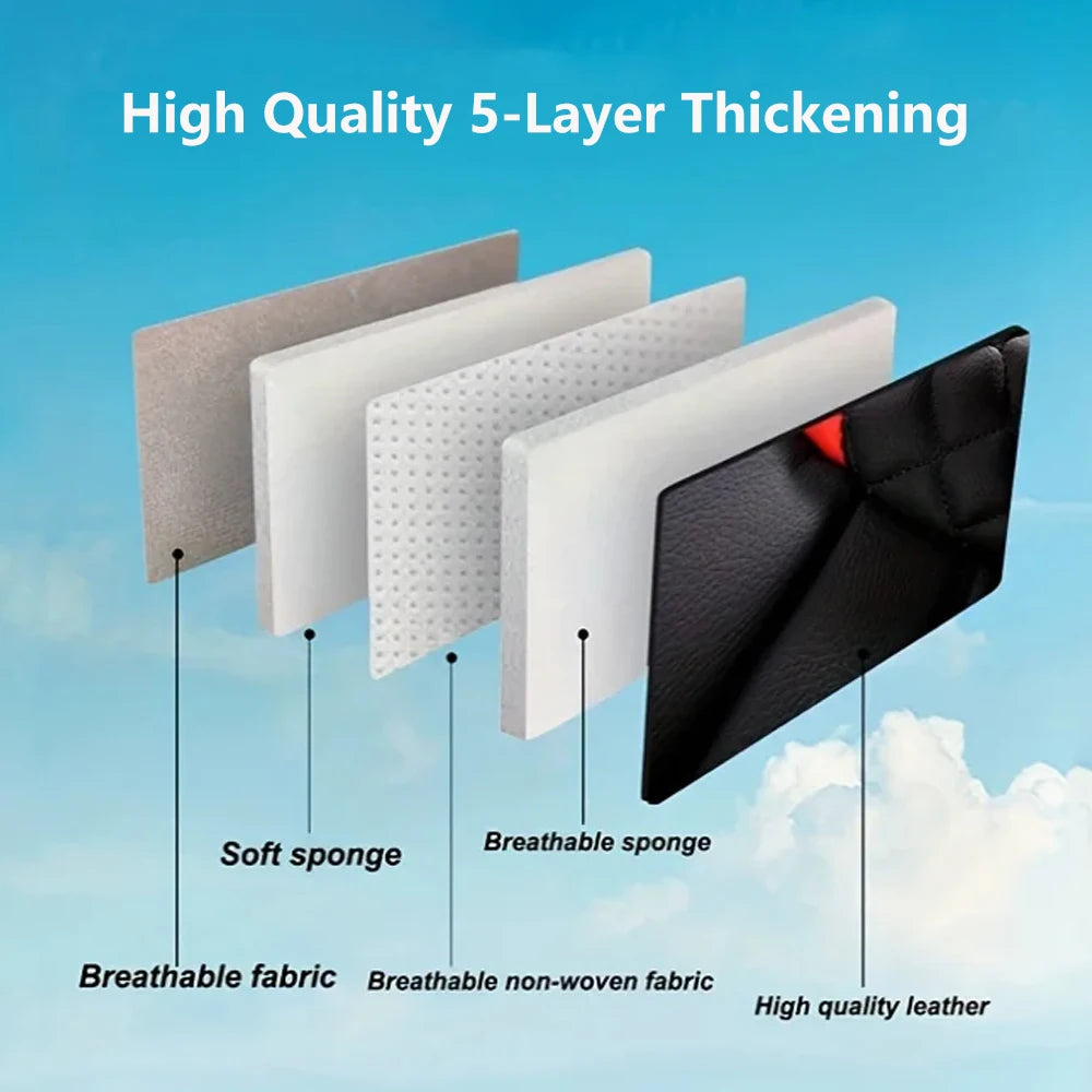 Elegant Universal Faux Leather Car Seat Cover by Tand: Easy-Clean, Comfort Design, Fits Major Models.