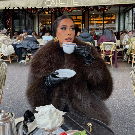 KONDALA Winter Faux Fur Jacket