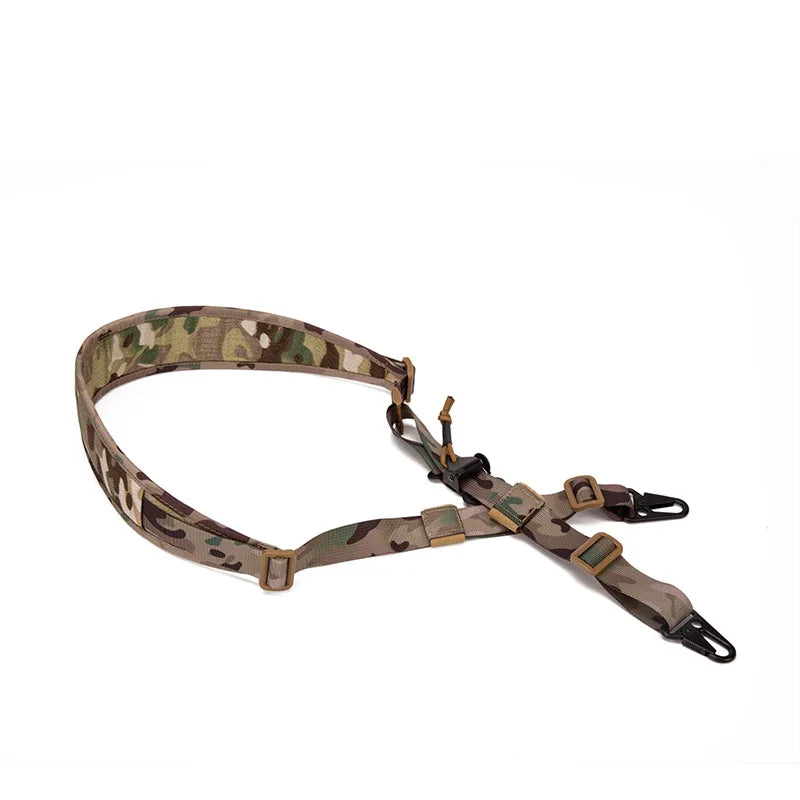 Hunting Rifle Tactical Sling Removable 2 Point Padded Combat Modular Shooting Equipment MC Strap