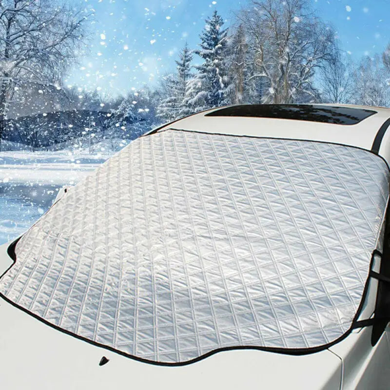 1pcs Winter Car Front Windscreen Covers Windshield Sunshades Auto-mobile Anti-Snow Frost Ice Shield Dust Protector Covers