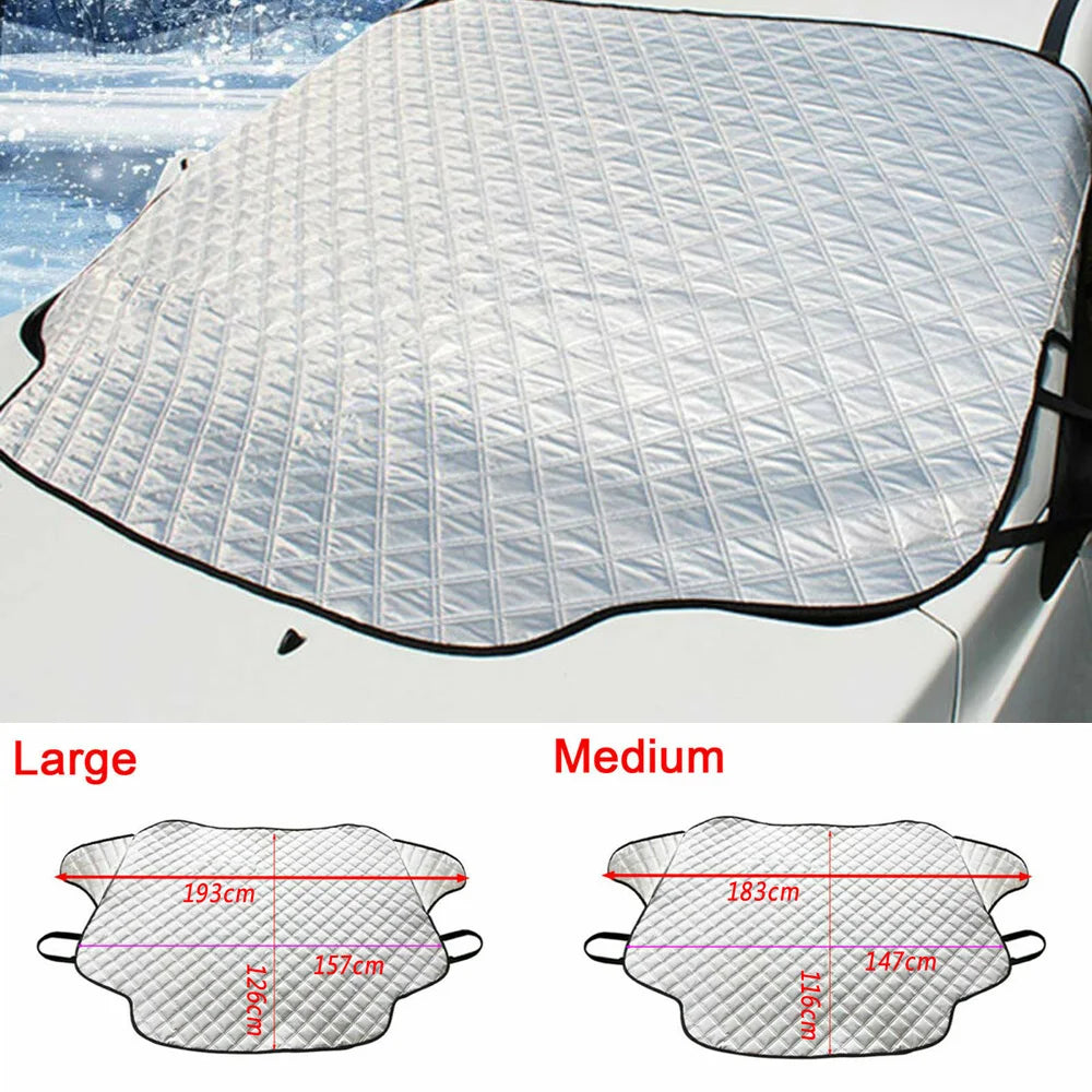 1pcs Winter Car Front Windscreen Covers Windshield Sunshades Auto-mobile Anti-Snow Frost Ice Shield Dust Protector Covers