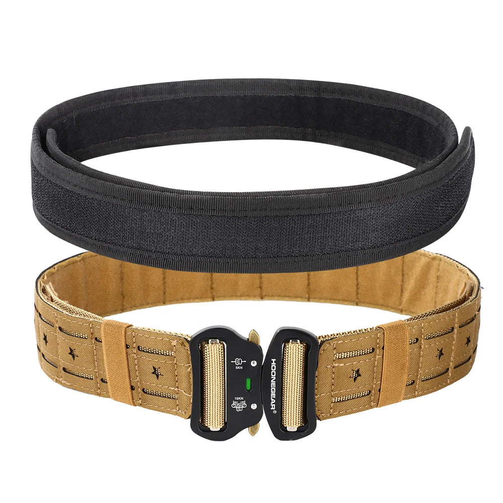 Tactical 2 inch Combat Belt Quick Release Buckle MOLLE Hunting Sport Mens Belt Durable Outdoor