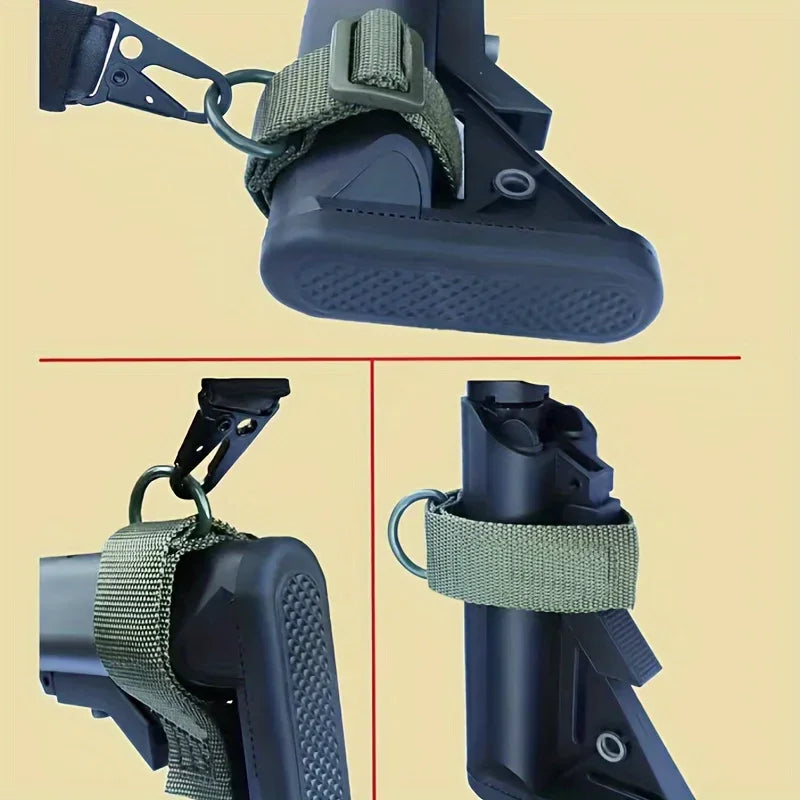 Tactical Universal Sling with D-Ring: Shooting, Hunting & Wear-Resistant Strap