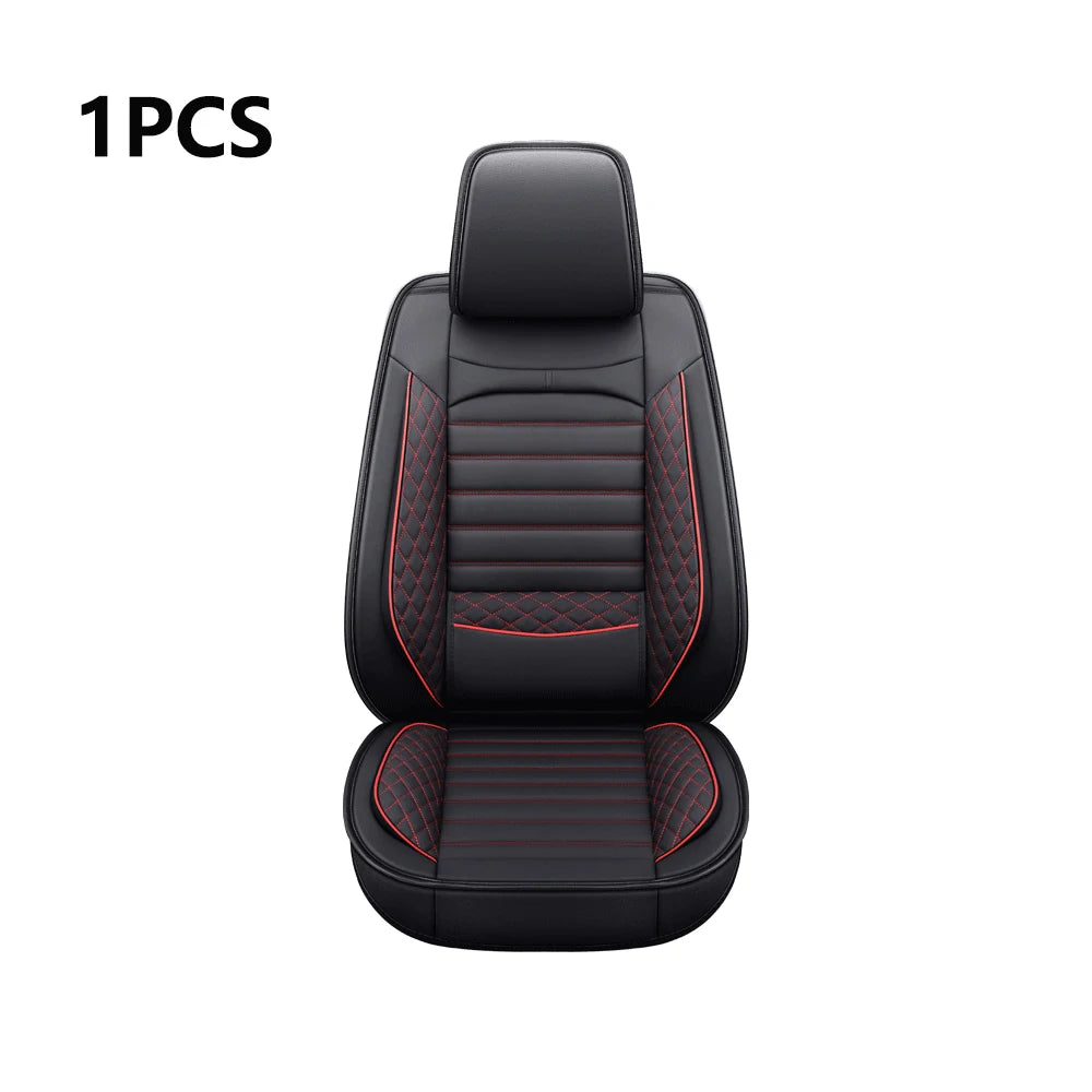 Elegant Universal Faux Leather Car Seat Cover by Tand: Easy-Clean, Comfort Design, Fits Major Models.