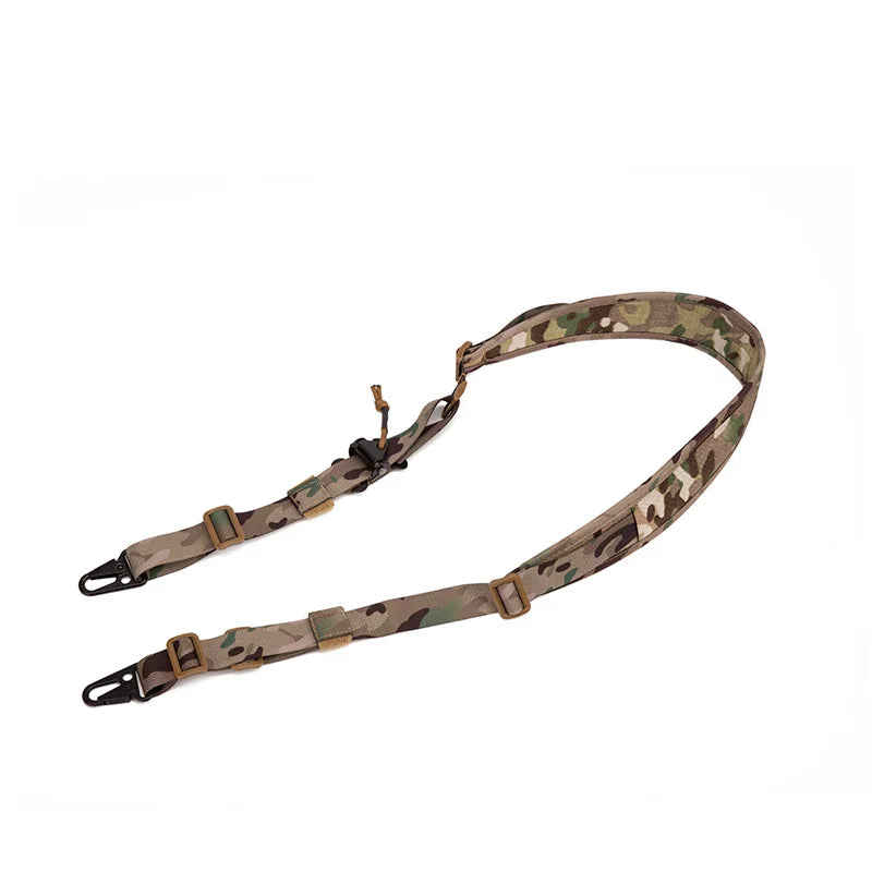 Hunting Rifle Tactical Sling Removable 2 Point Padded Combat Modular Shooting Equipment MC Strap