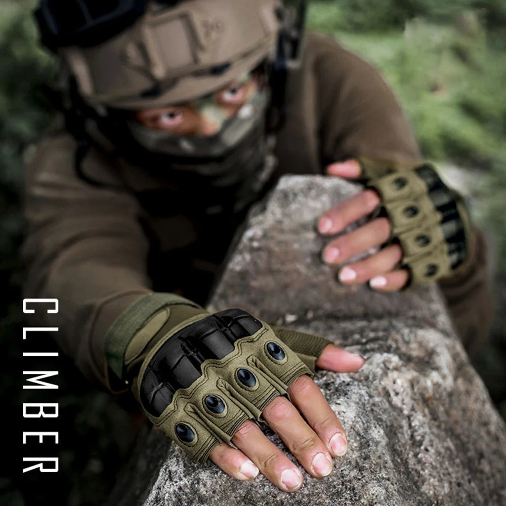 Tactical Gloves for Men Women Protective Soft Shell Anti Slip Outdoor Motorcycle Sports Training Military