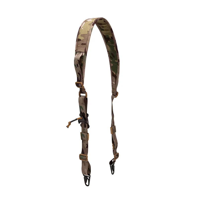 Hunting Rifle Tactical Sling Removable 2 Point Padded Combat Modular Shooting Equipment MC Strap