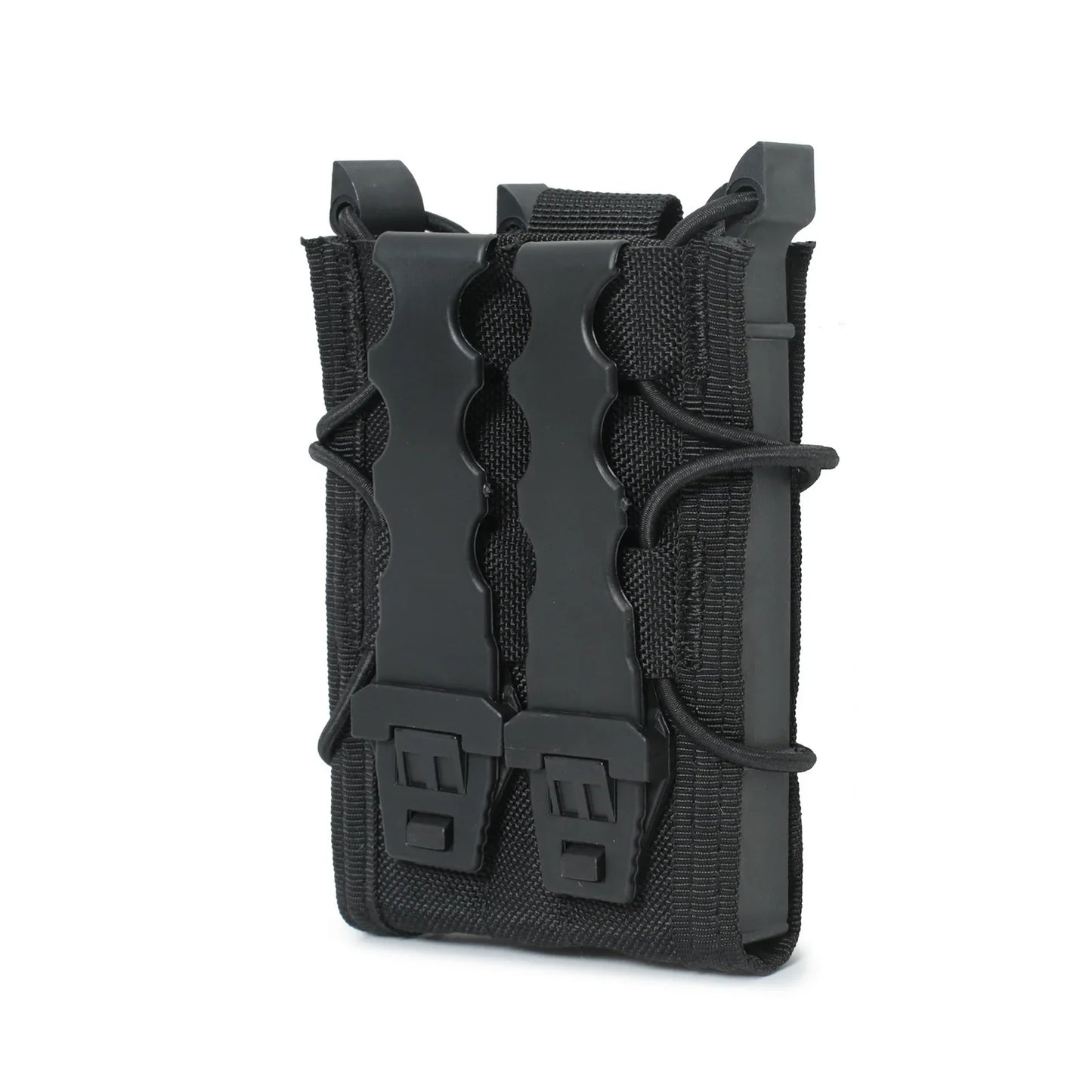 5.56 9mm Molle Magazine Pouch AK AR M4 AR15 Double Decker Magazine Holder Bag Rifle Pistol Mag Holster Vest Pouches