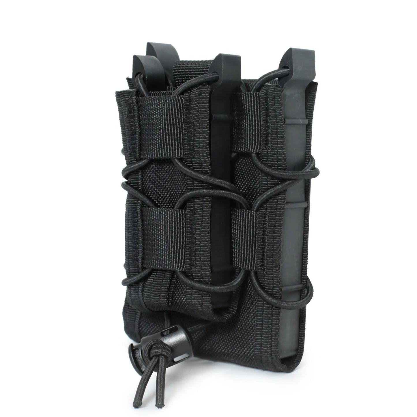 5.56 9mm Molle Magazine Pouch AK AR M4 AR15 Double Decker Magazine Holder Bag Rifle Pistol Mag Holster Vest Pouches