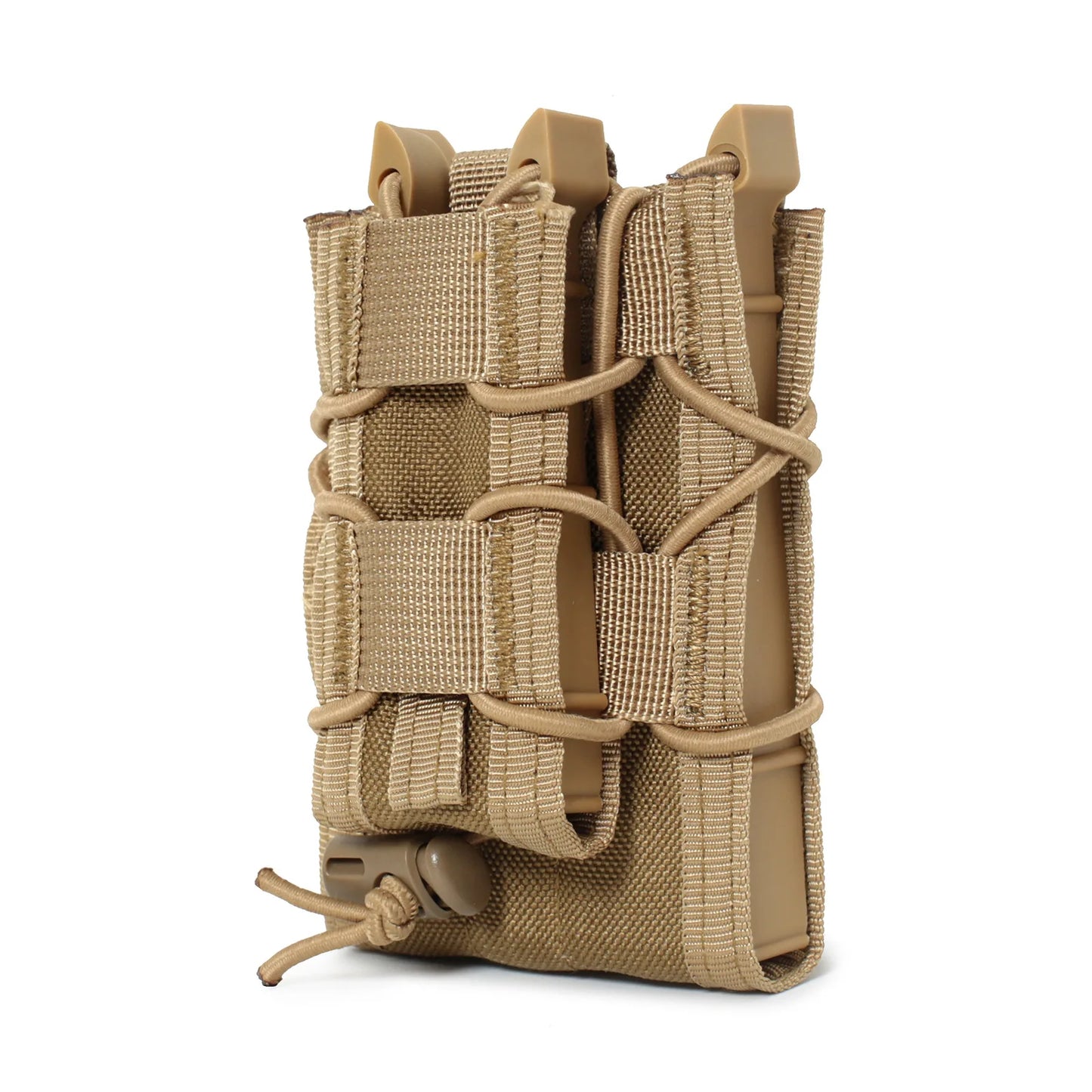 5.56 9mm Molle Magazine Pouch AK AR M4 AR15 Double Decker Magazine Holder Bag Rifle Pistol Mag Holster Vest Pouches