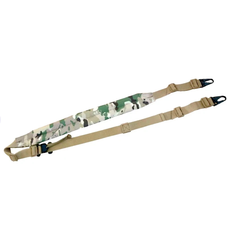 Tactical Hunting Quick Adjustable MK2 Rifle Sling Strap Shooting 2 Points Padded Gun Sling Shoulder Strap
