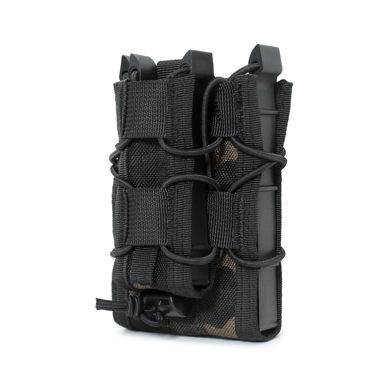 5.56 9mm Molle Magazine Pouch AK AR M4 AR15 Double Decker Magazine Holder Bag Rifle Pistol Mag Holster Vest Pouches