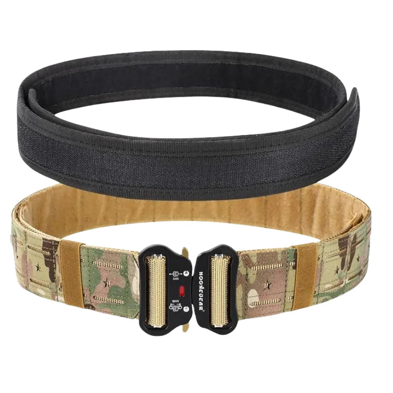 Tactical 2 inch Combat Belt Quick Release Buckle MOLLE Hunting Sport Mens Belt Durable Outdoor