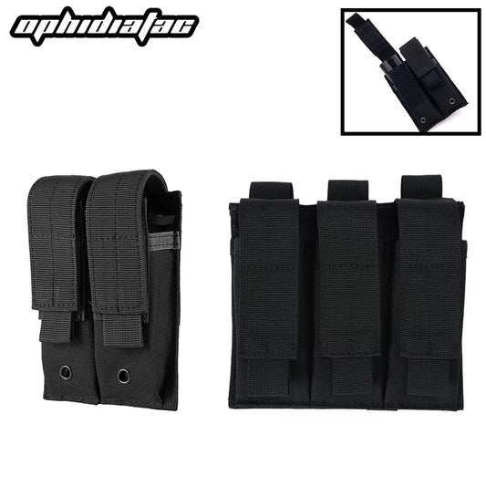 OPHIDIAN 9mm Magazine Pouch Single Double Magazine Pouch Outdoor Molle Open Magazine Pouch