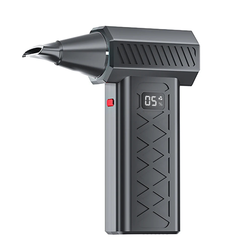 400000RPM Powerful Air Blower Turbo Fan with LED Display& Lighting Dust Cleaner 6 Speeds Brushless Turbo Jet Blower