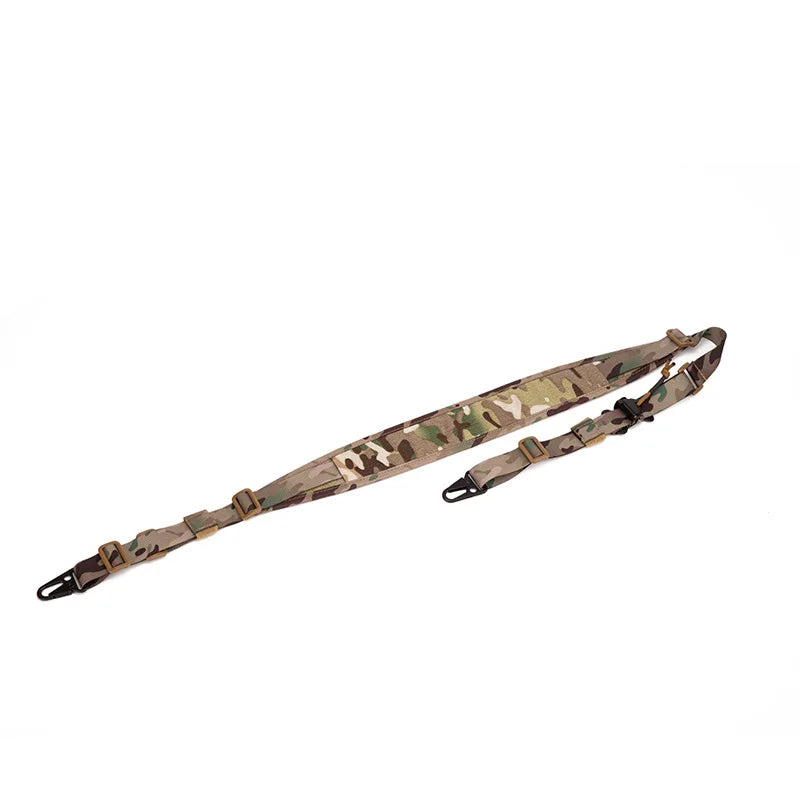 Hunting Rifle Tactical Sling Removable 2 Point Padded Combat Modular Shooting Equipment MC Strap