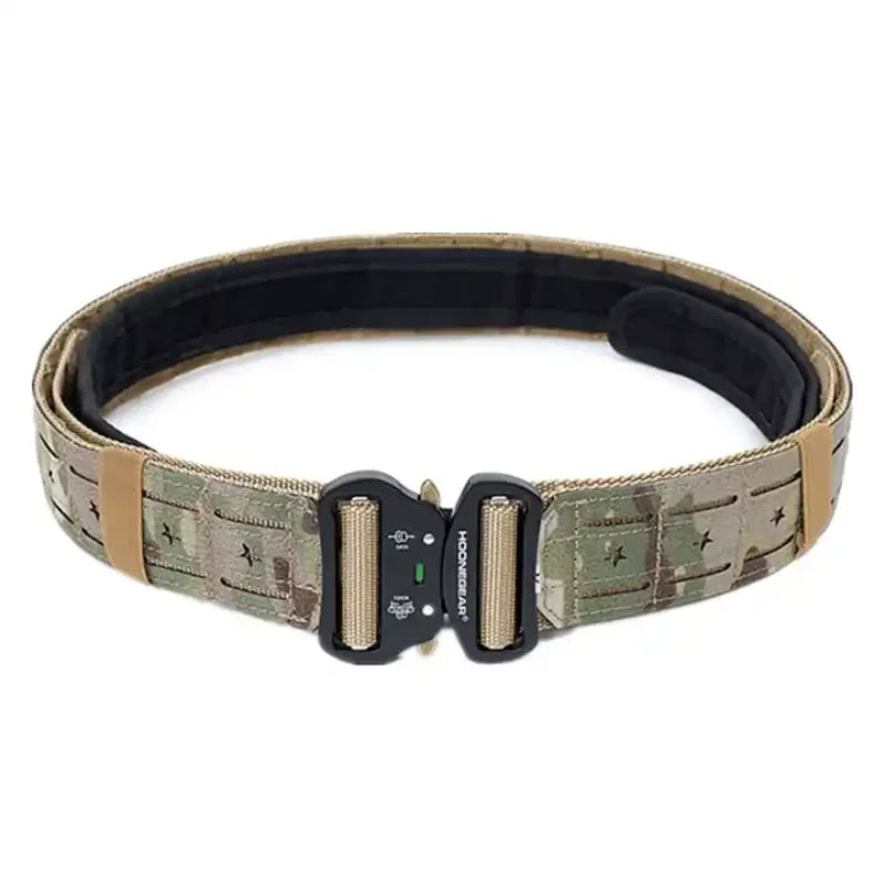 Tactical 2 inch Combat Belt Quick Release Buckle MOLLE Hunting Sport Mens Belt Durable Outdoor